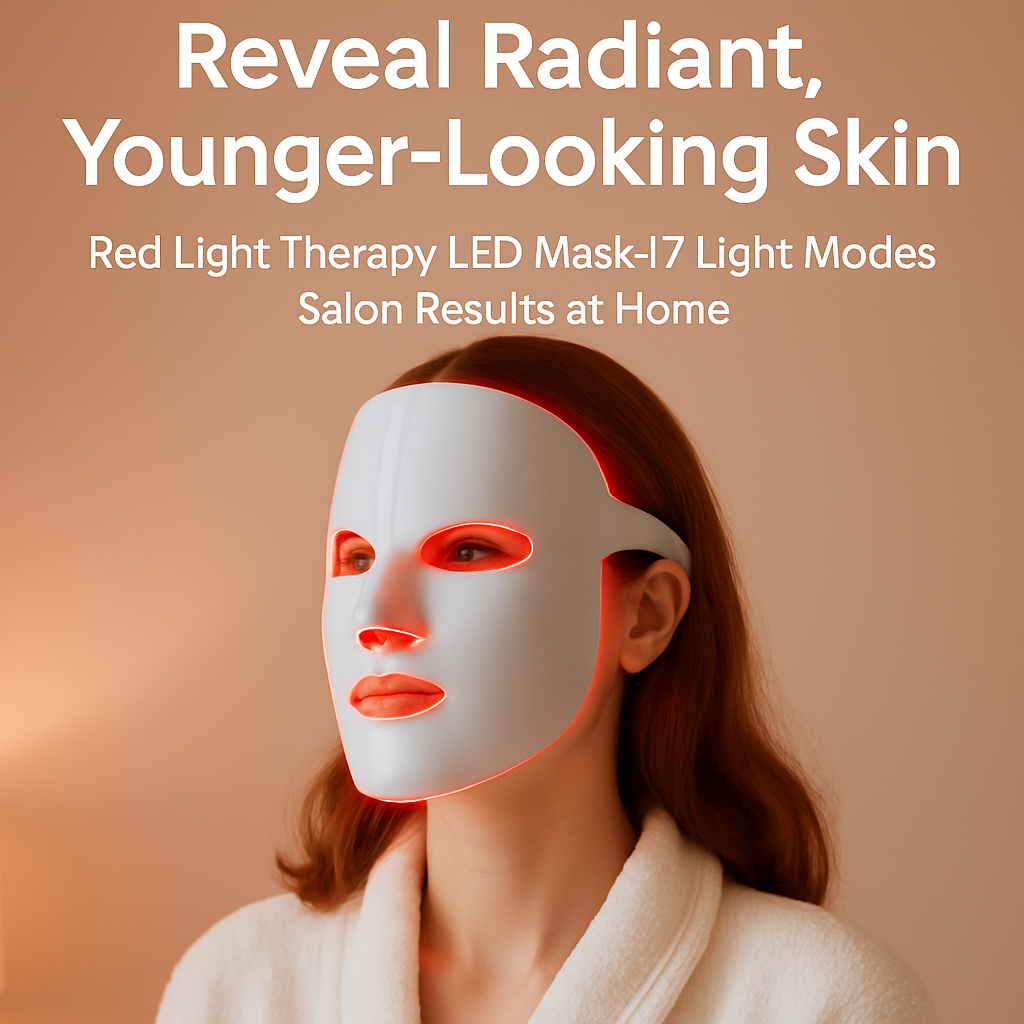 7-Colour LED Light Therapy Face Mask – Rejuvenate, Glow & Restore at Home