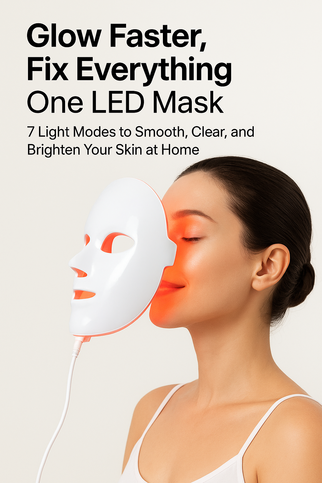 7-Colour LED Light Therapy Face Mask – Rejuvenate, Glow & Restore at Home